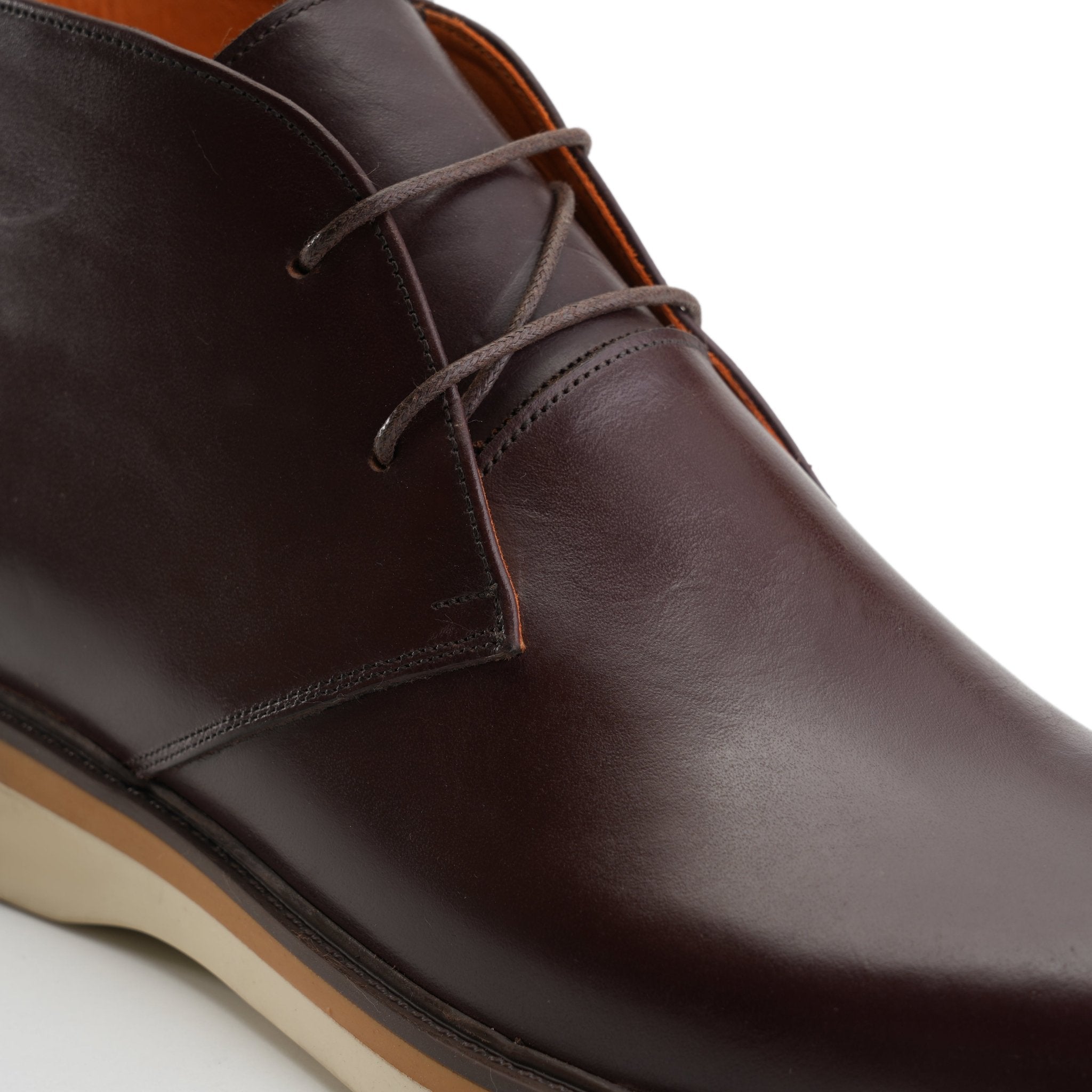 Sophisticated Men's High Brogue Boots - Brown - Crestshoes
