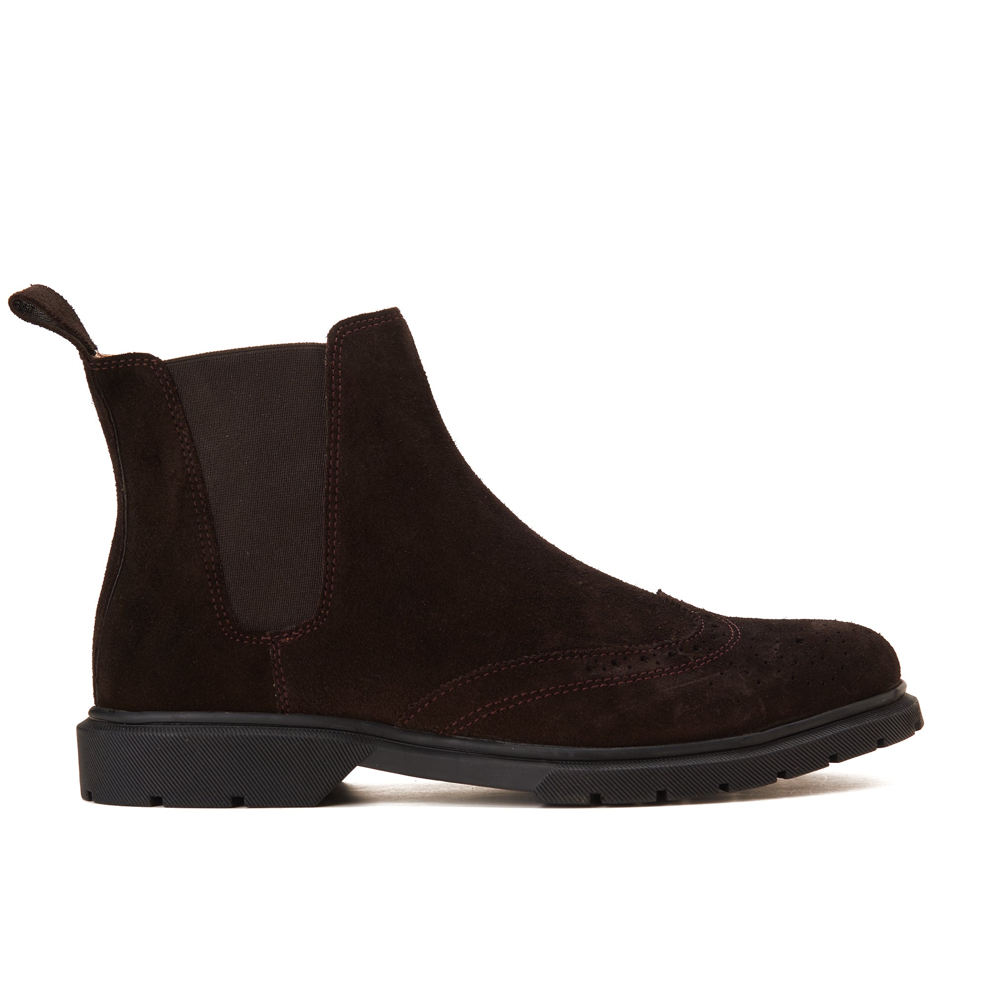 Suede Leather Winter Boots - Brown - Crestshoes