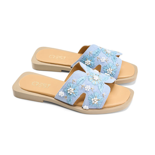 Sunset Strolls- Baby Blue