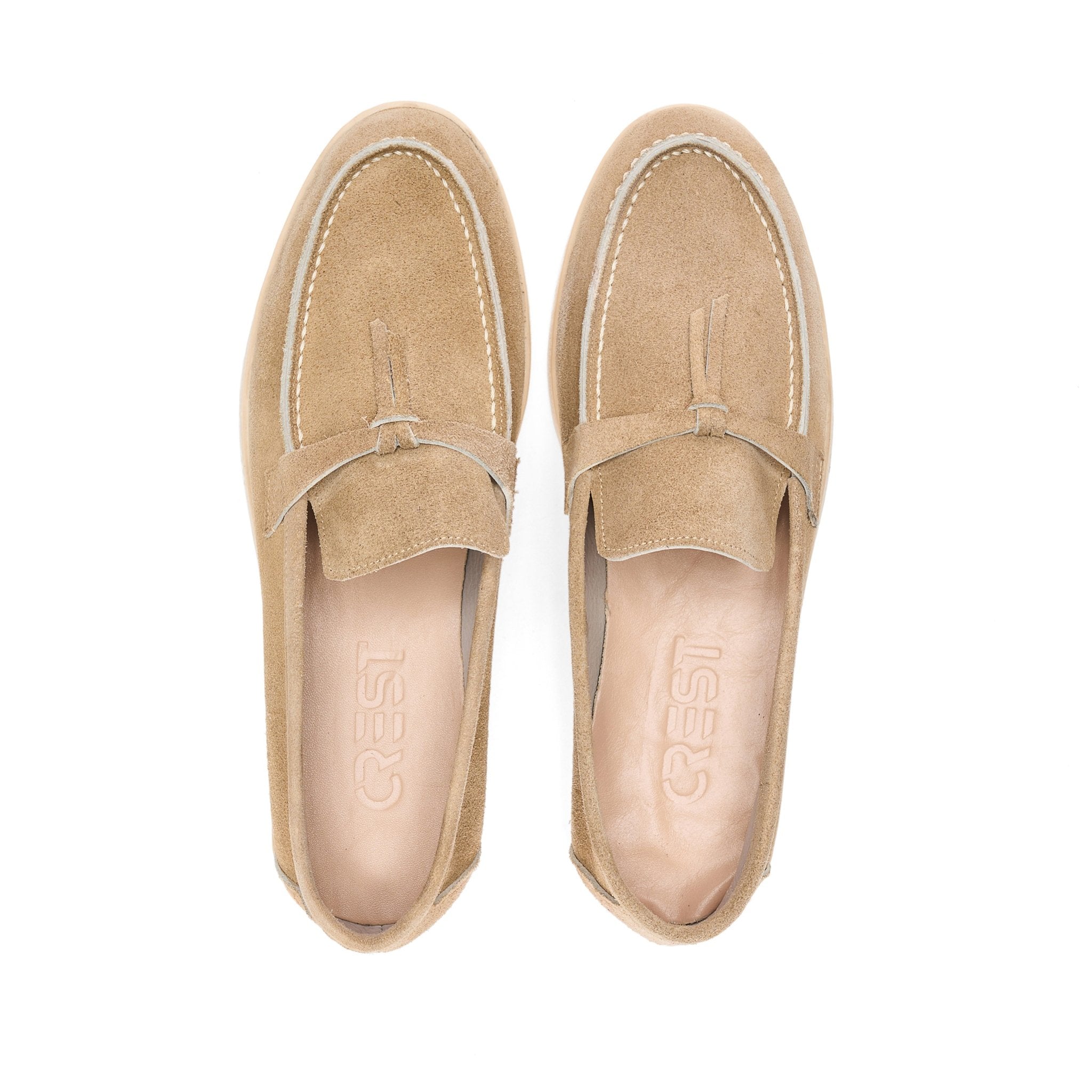 Tassel Suede Loafers - Crestshoes