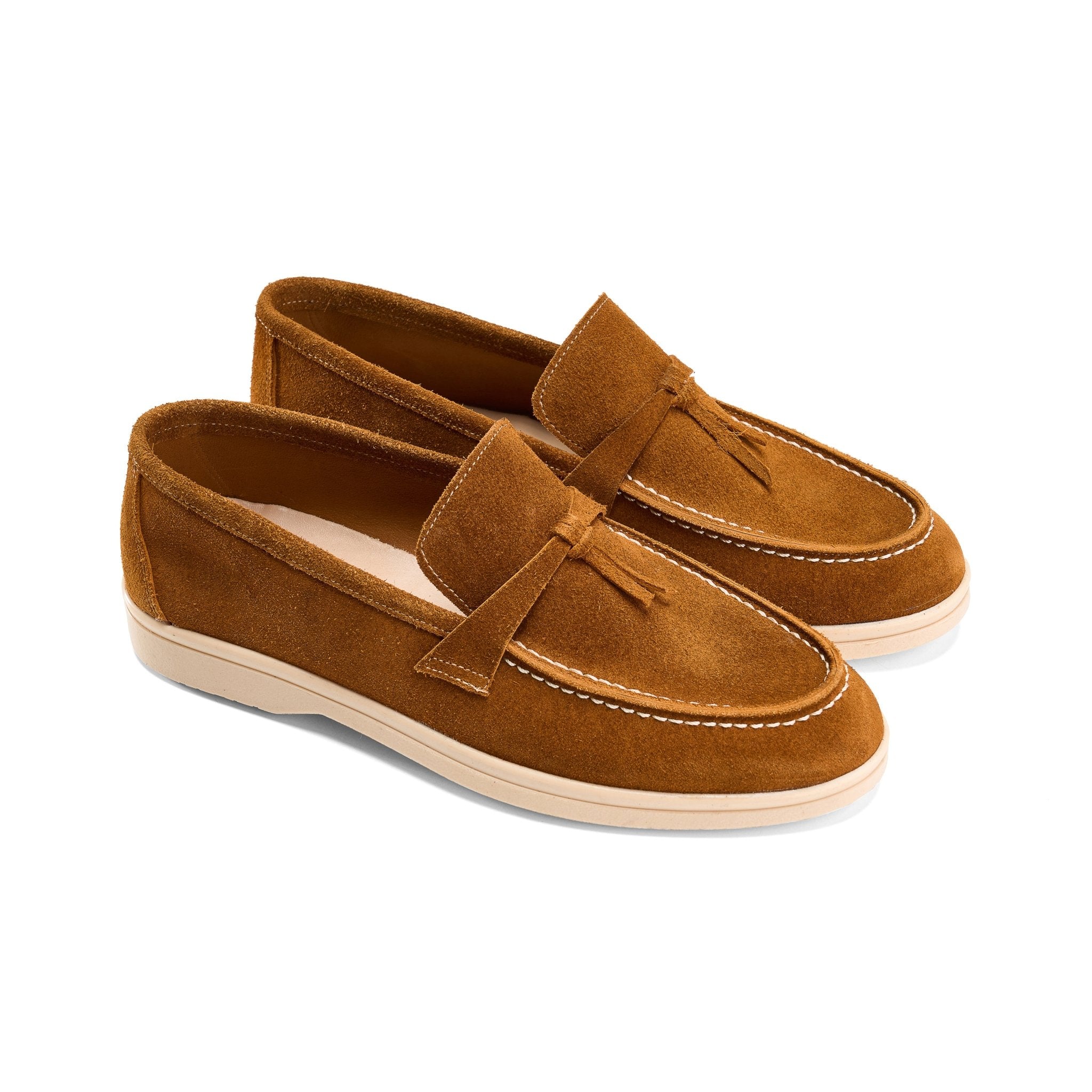 Tassel Suede Loafers –Havan - Crestshoes