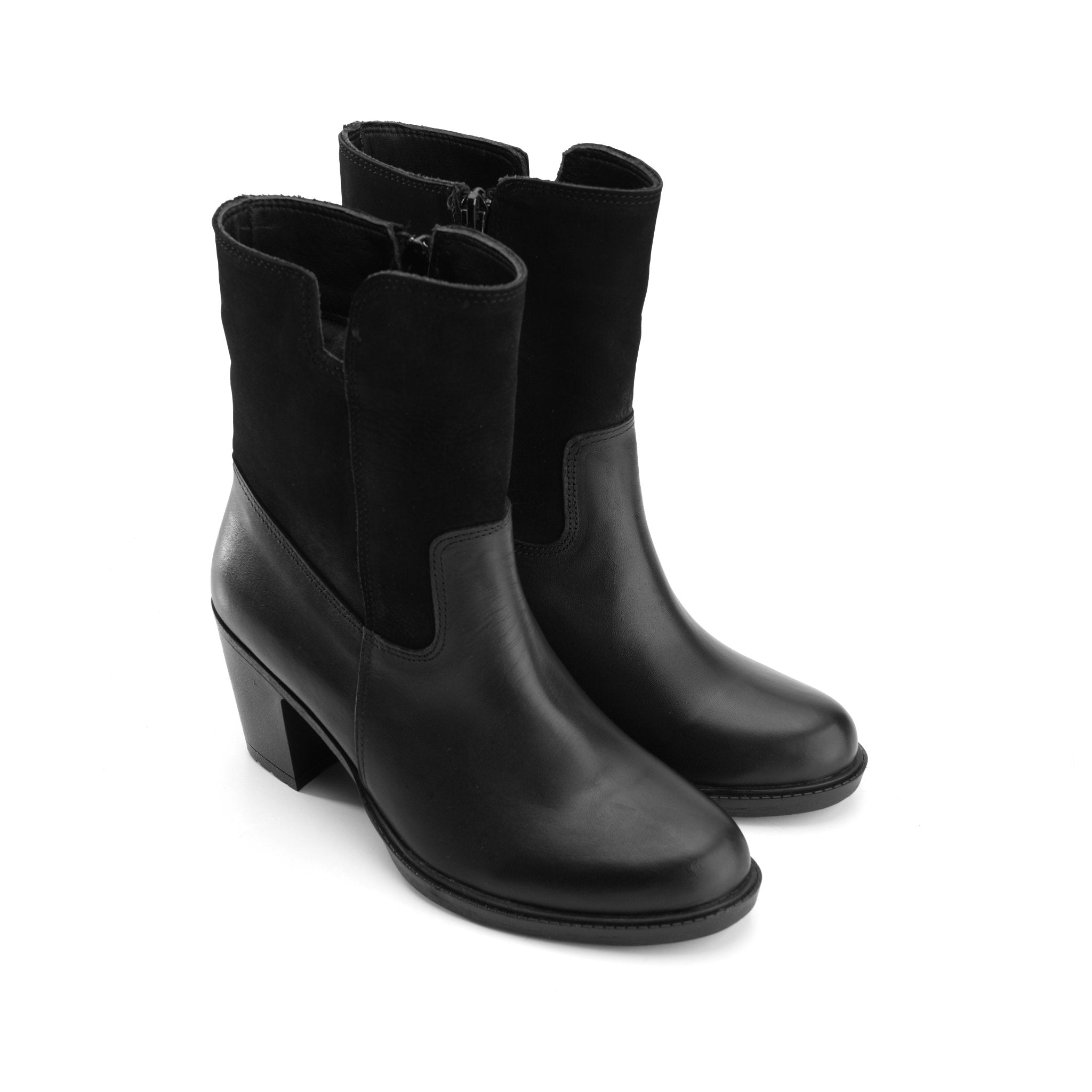 Timeless Style: Black Suede Boots - Crestshoes