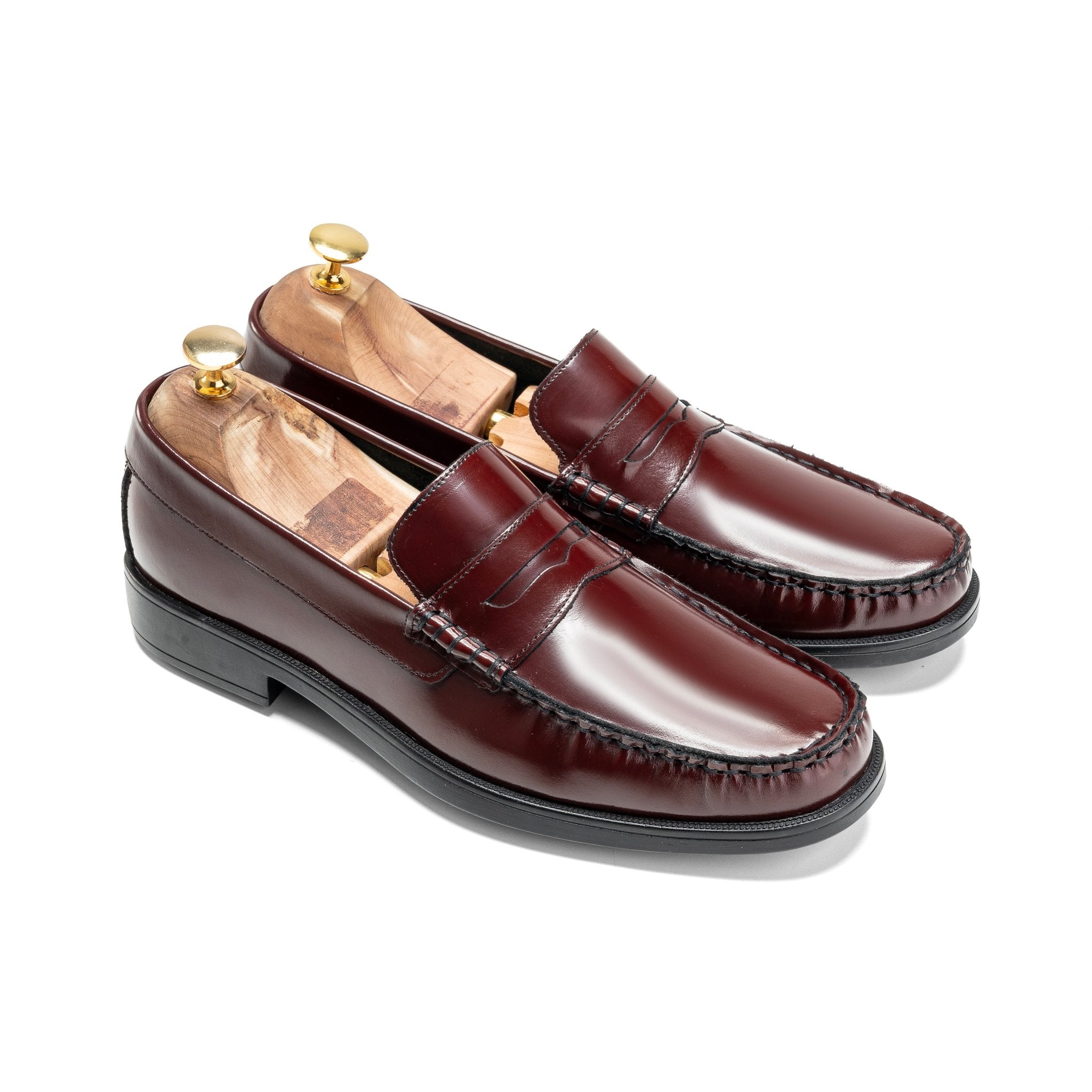 Toe Slip - on Crest Loafer Shoes for Men - Crestshoes