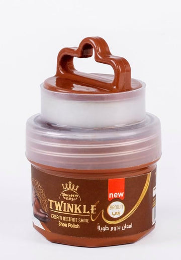 Twinkle Men Brown Cream Varnish