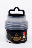 Twinkle Men Black Cream Varnish - Crestshoes