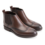 Urban Leather Half Boot - Crestshoes