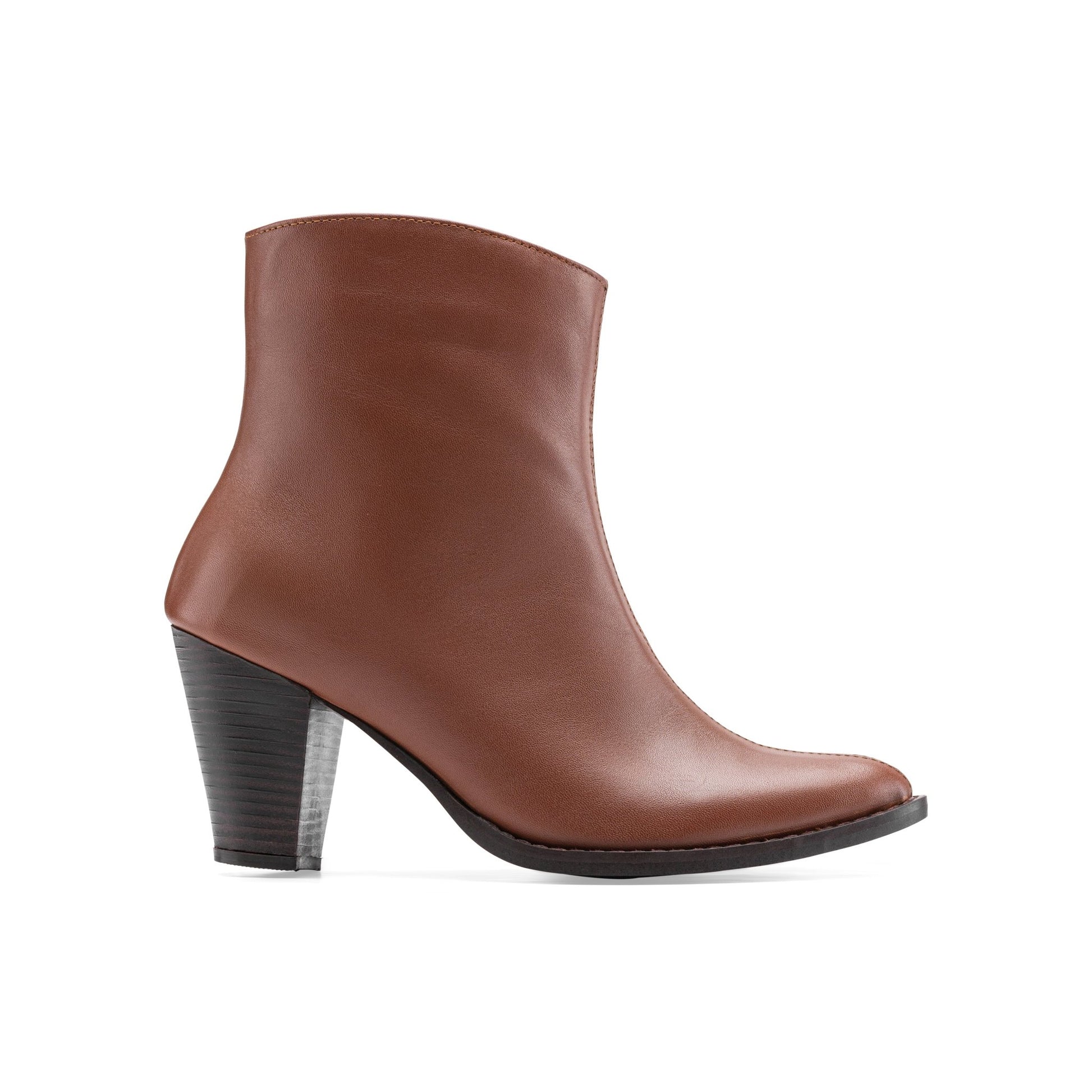 Vagabond Heel Boots - Brown - Crestshoes