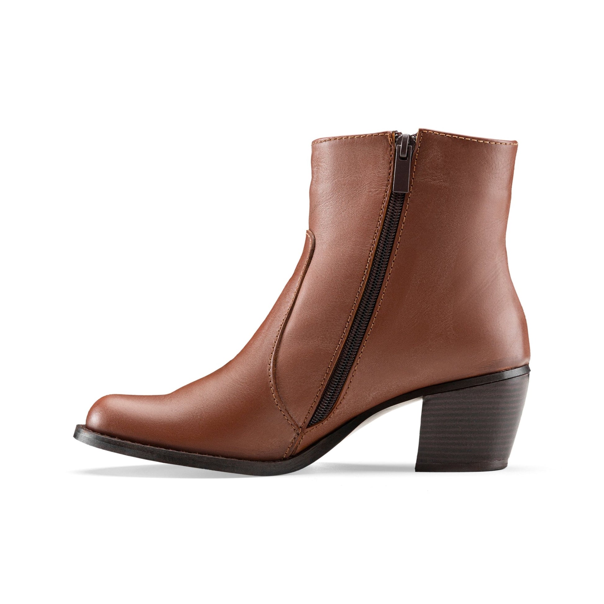 Vagabond Heel Boots rotating - Havan - Crestshoes