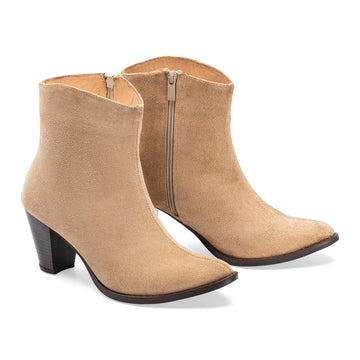 Vagabond Heel Boots - suede Havan - Crestshoes