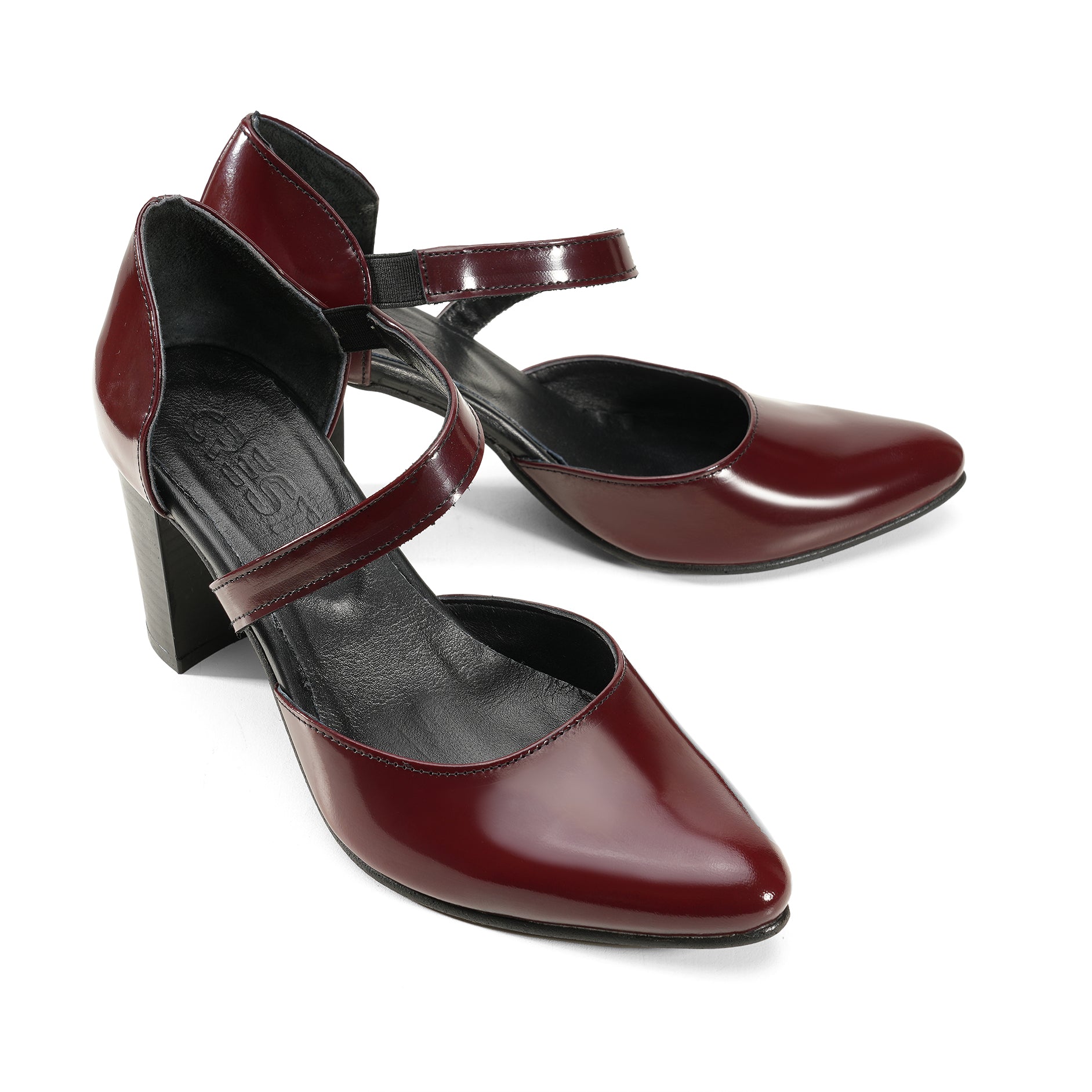 Midnight Chic Stilettos | burgundy