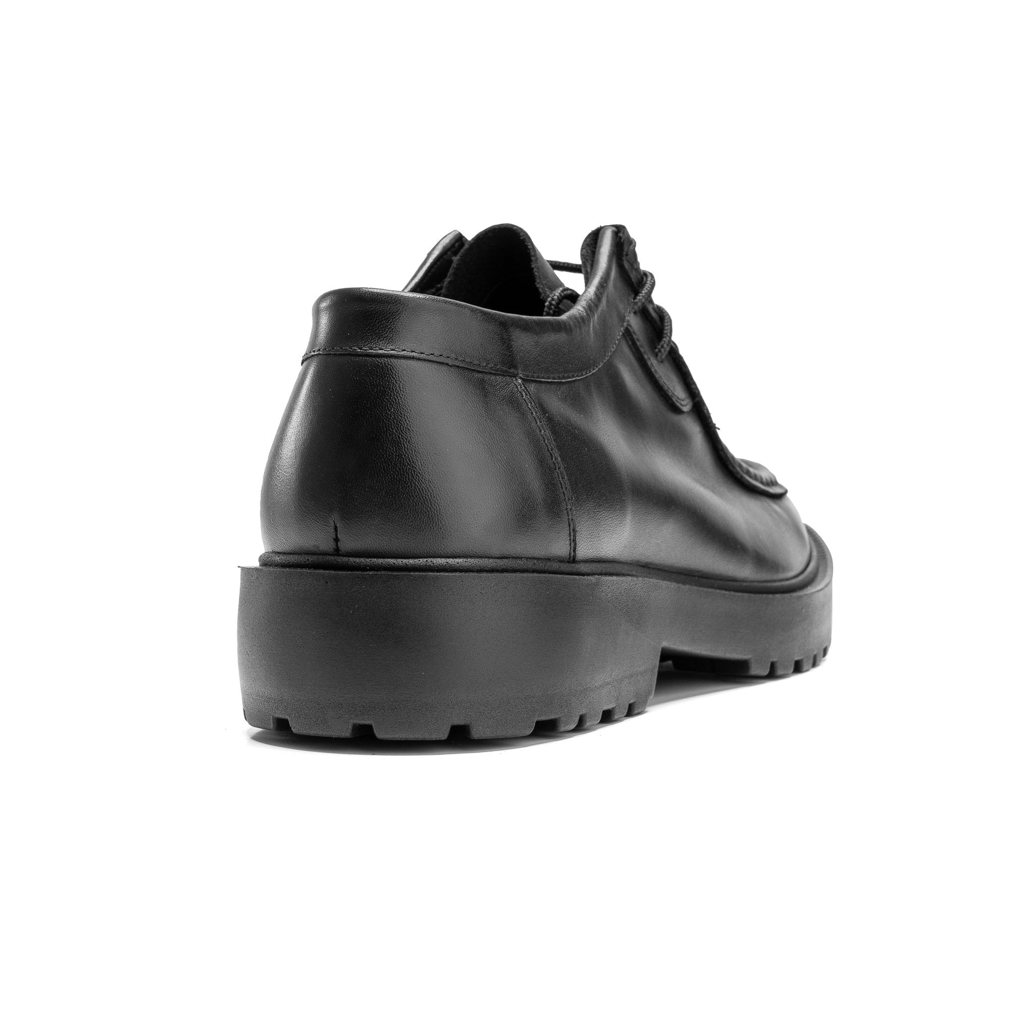 Windsor | Cap Toe Derbys - Black - Crestshoes