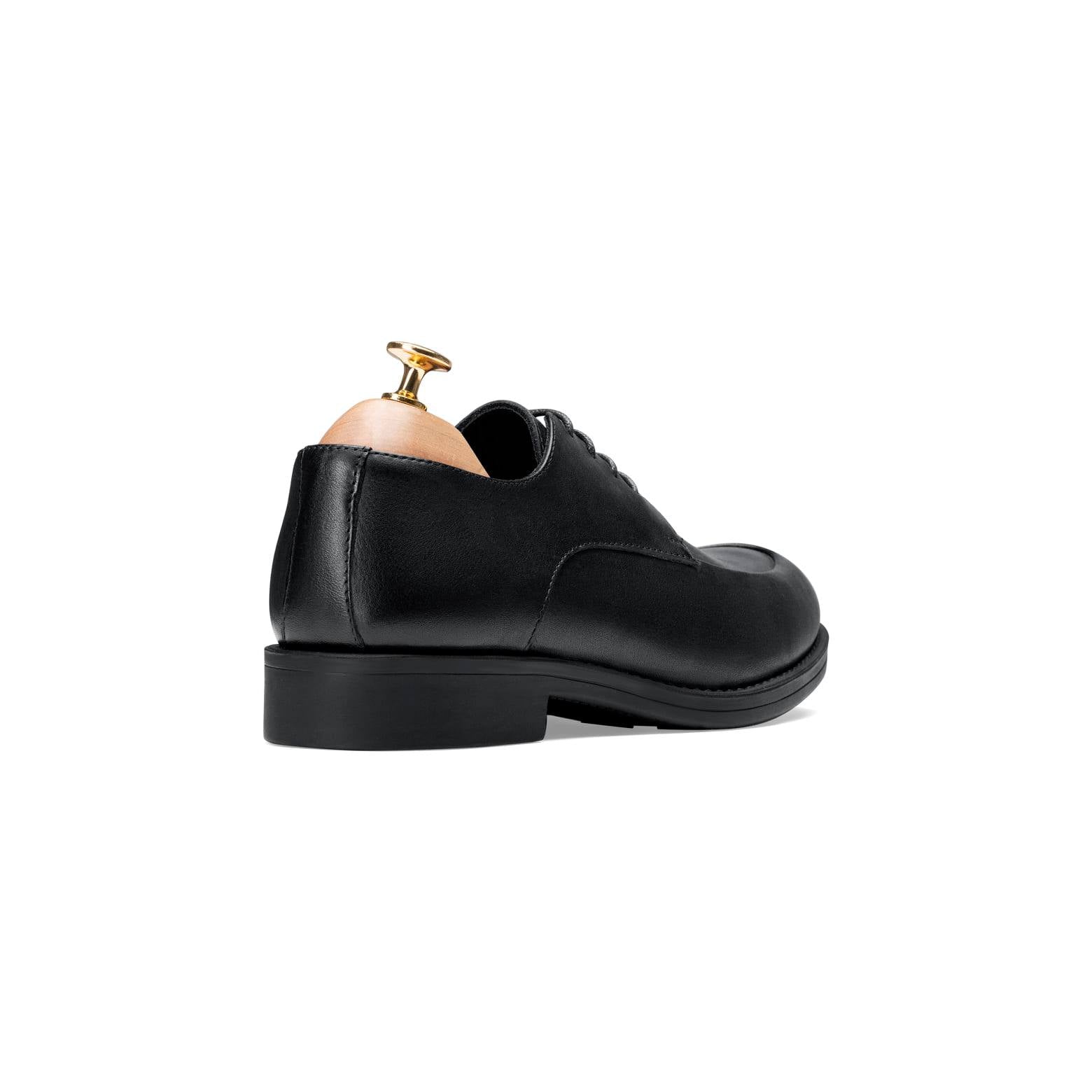 Windsor | Cap Toe Derbys - Black - Crestshoes