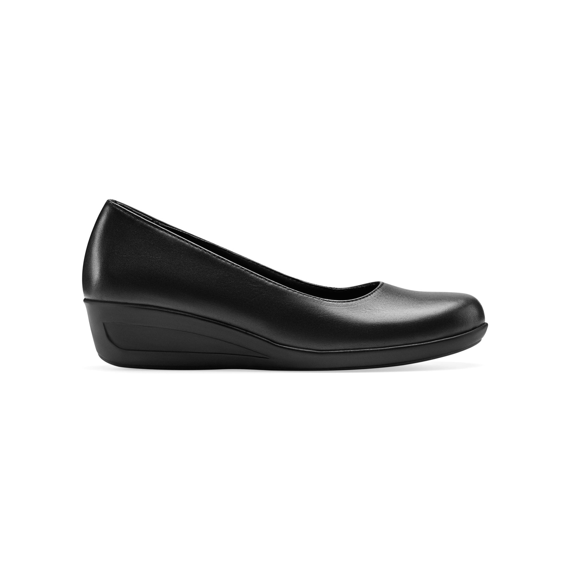 Women Black Leather Shoes - Crestshoes