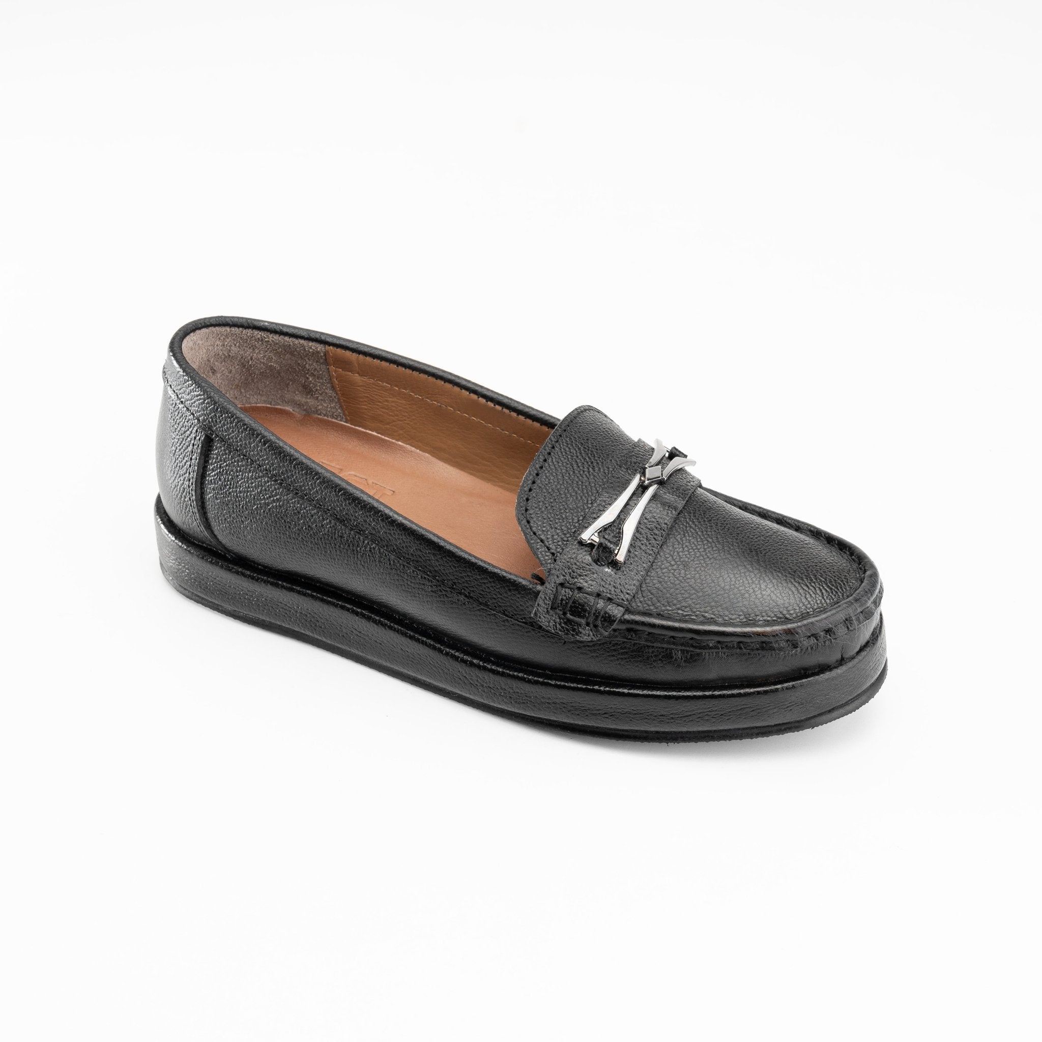 Women Comfy Moccasins - Black - Crestshoes