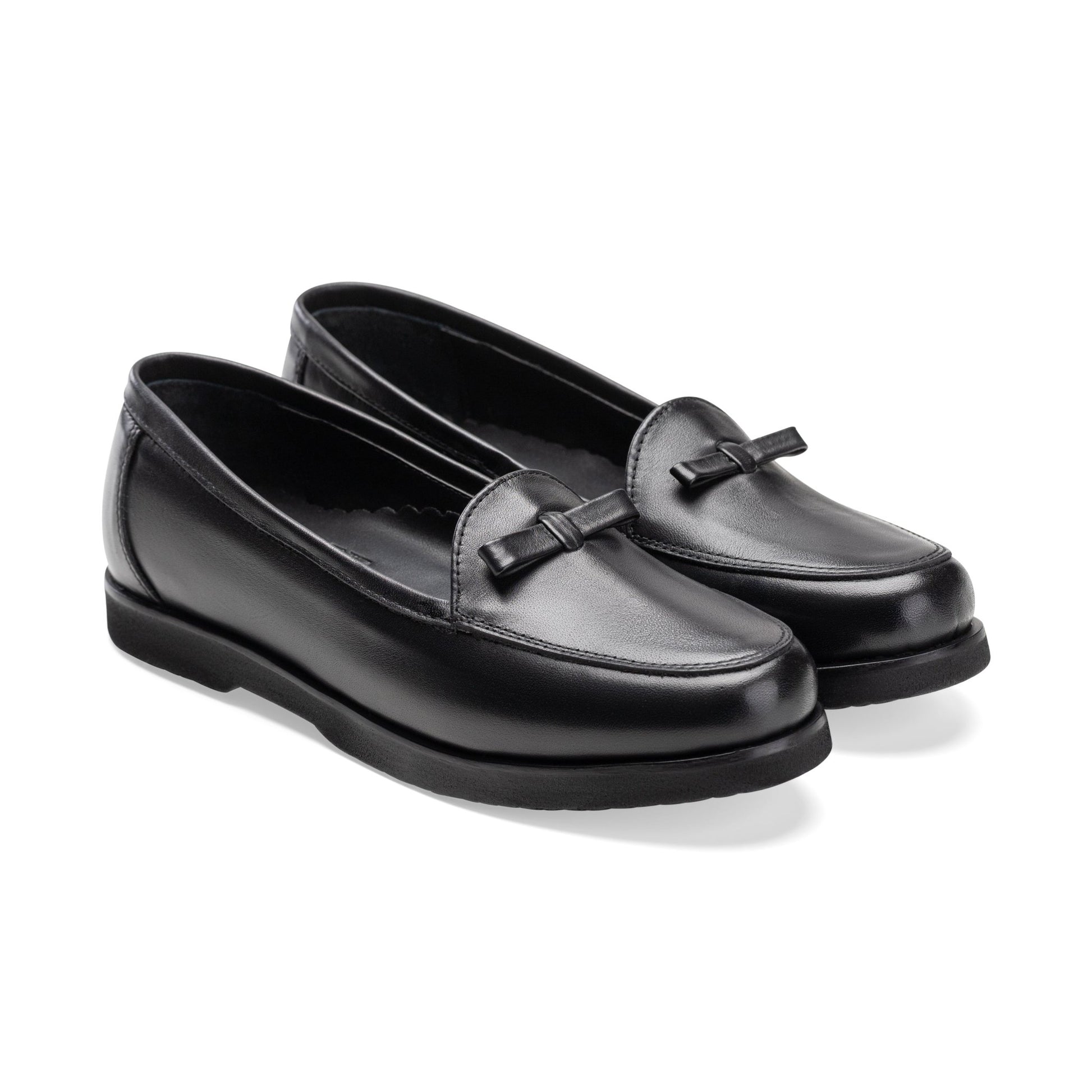 women loafers Black - Crestshoes