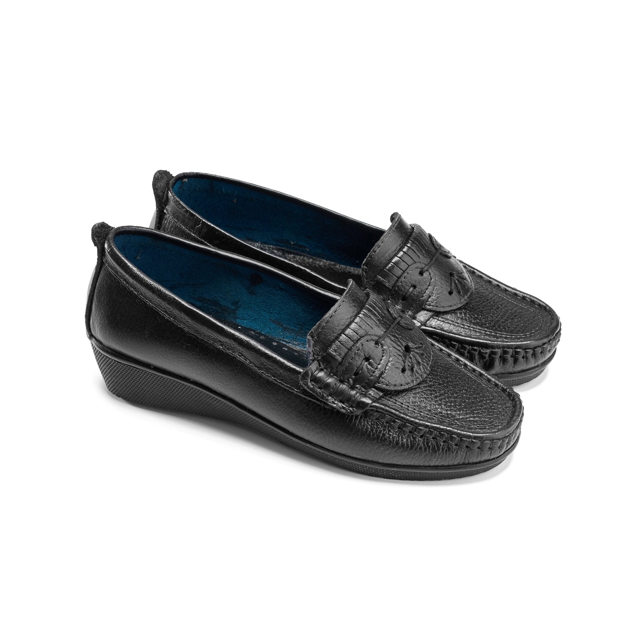 Youth Classic Loafer - Black - Crestshoes