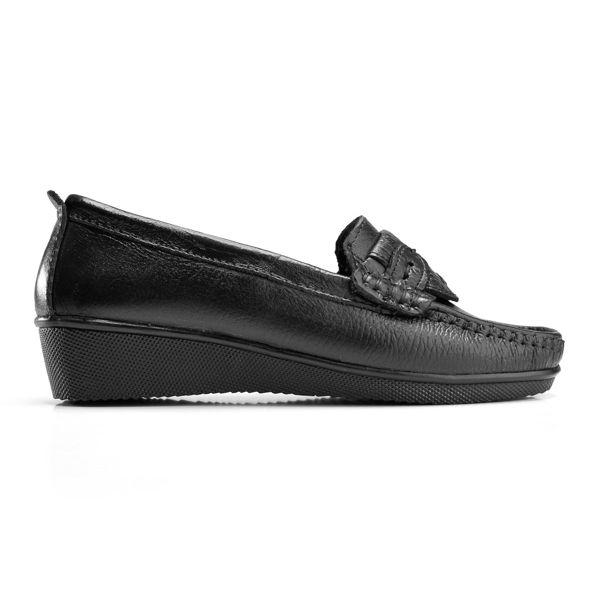 Youth Classic Loafer - Black - Crestshoes