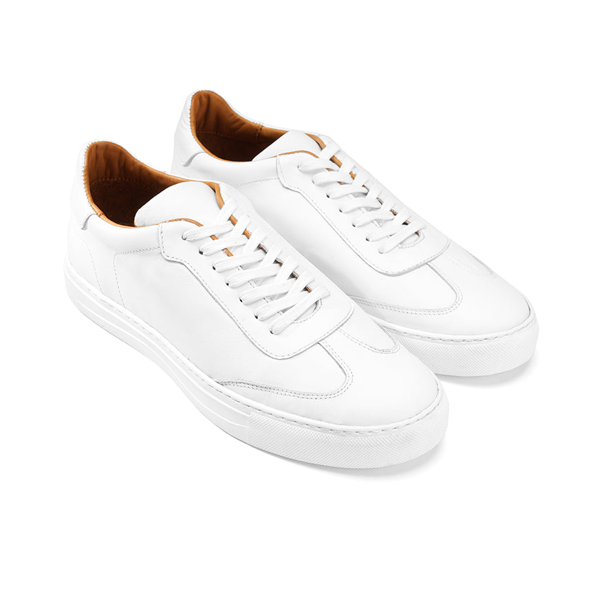 Sunny Smash Genuine Leather Sneaker - White